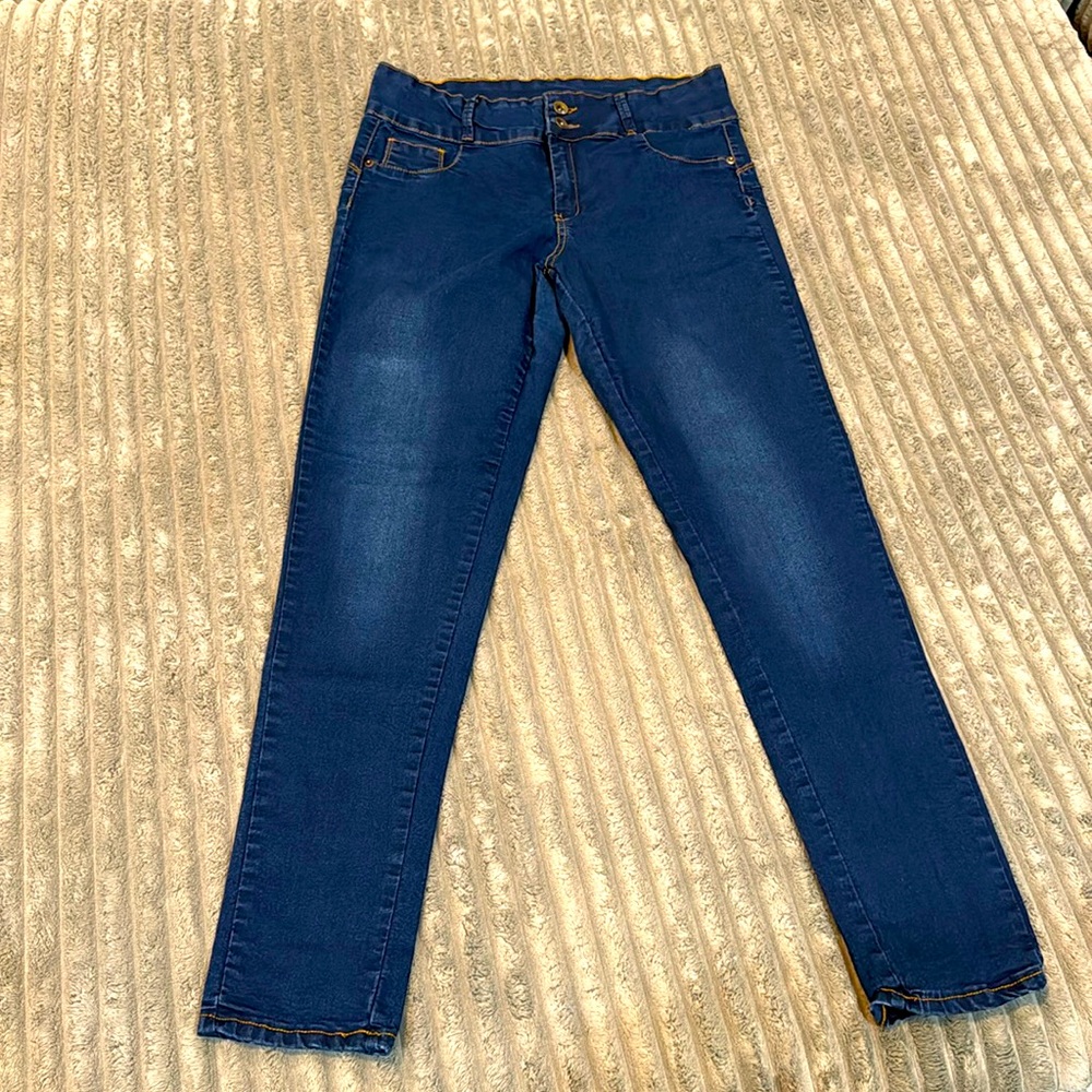 Dark wash my fit jeggings
